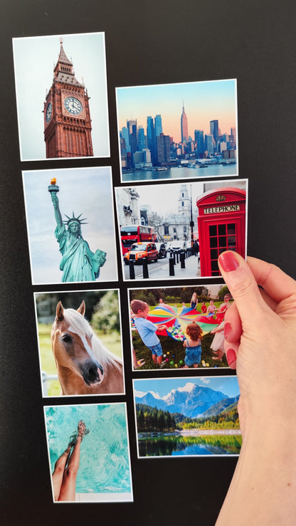 8er Set Fotomagnete, 7x9cm