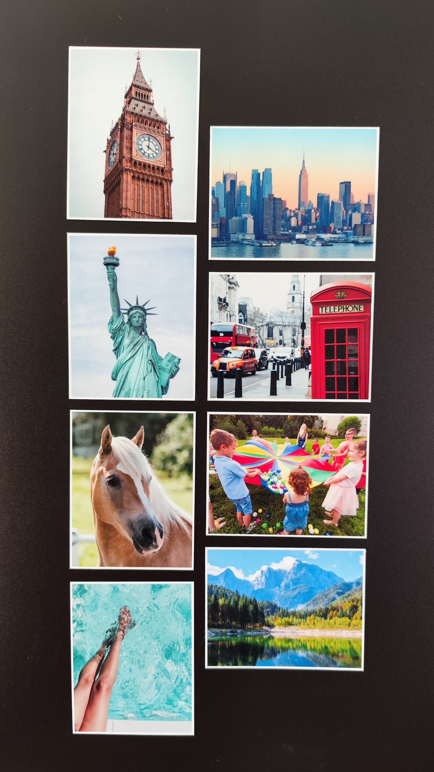 8er Set Fotomagnete, 7x9cm