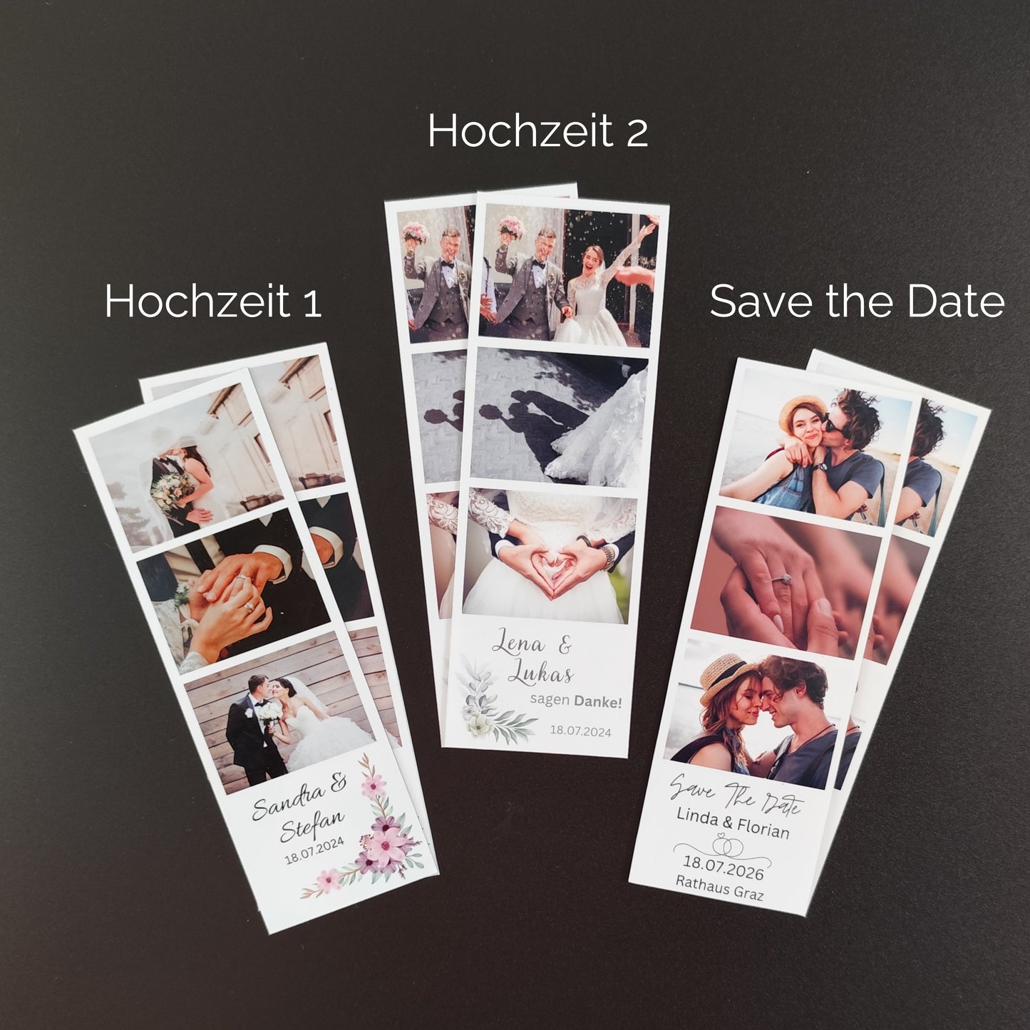 personalisierte Fotostreifen