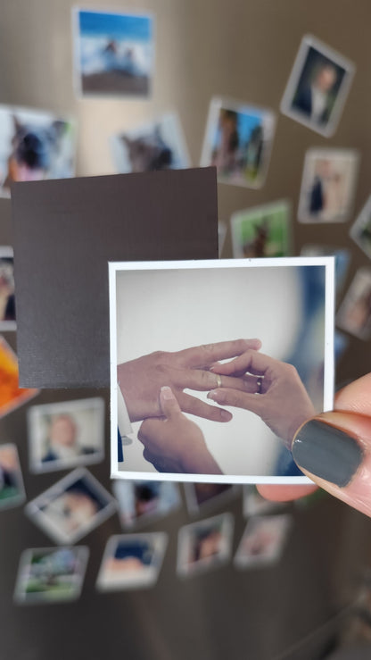 12er Set Fotomagnete, 5x5cm