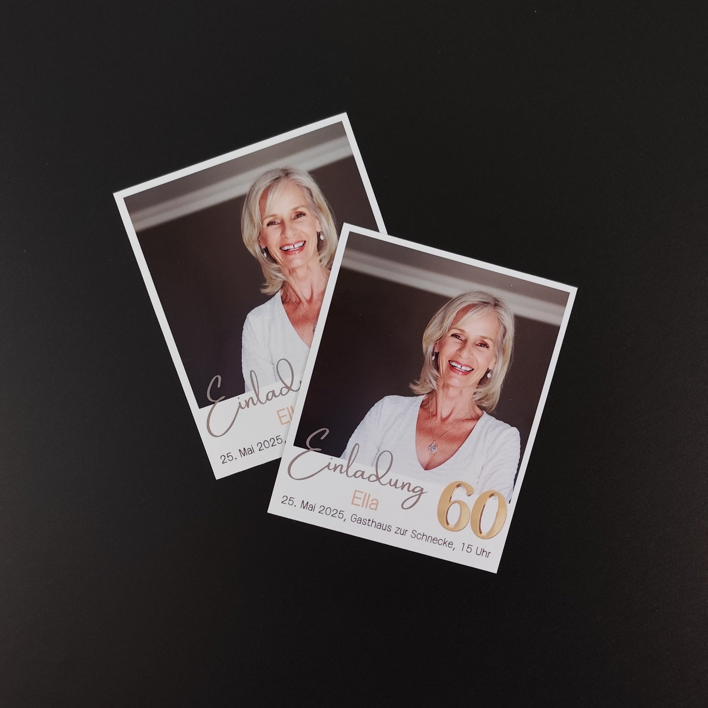 personalisierte Einladung, 9x11cm